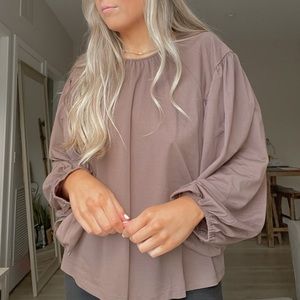 Dark Mauve Blouse